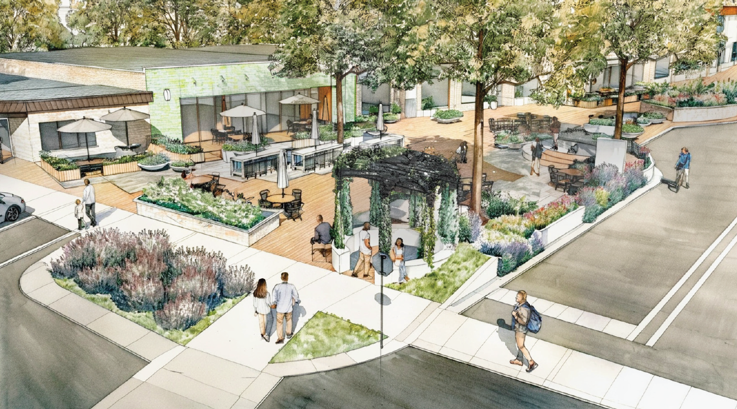 Plaza Illustration 7