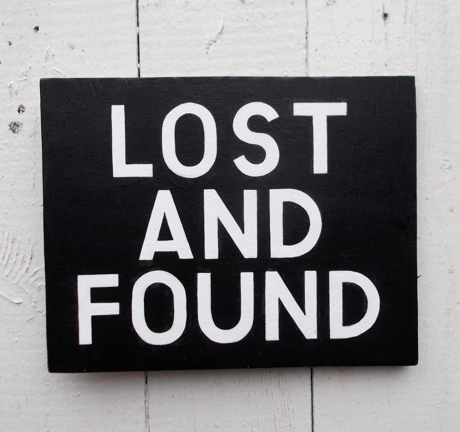 Lost and Found sign